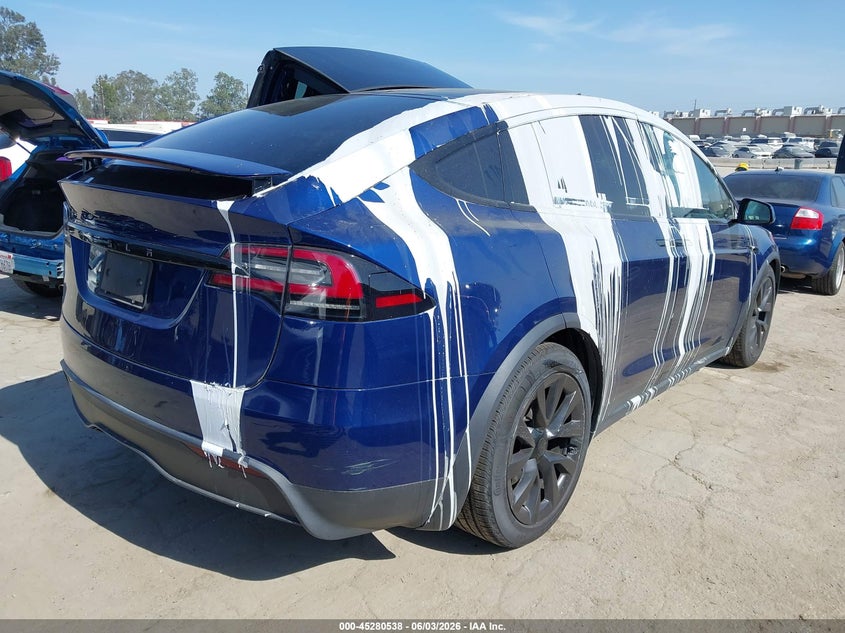Vin: 7saxcde59pf386840, lot: 45778362, tesla model x dual motor all-wheel drive/standard range 20234