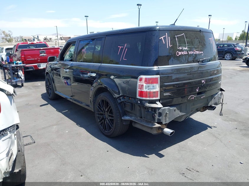 Vin: 2fmgk5c88fba14741, lot: 45778363, ford flex sel 20153