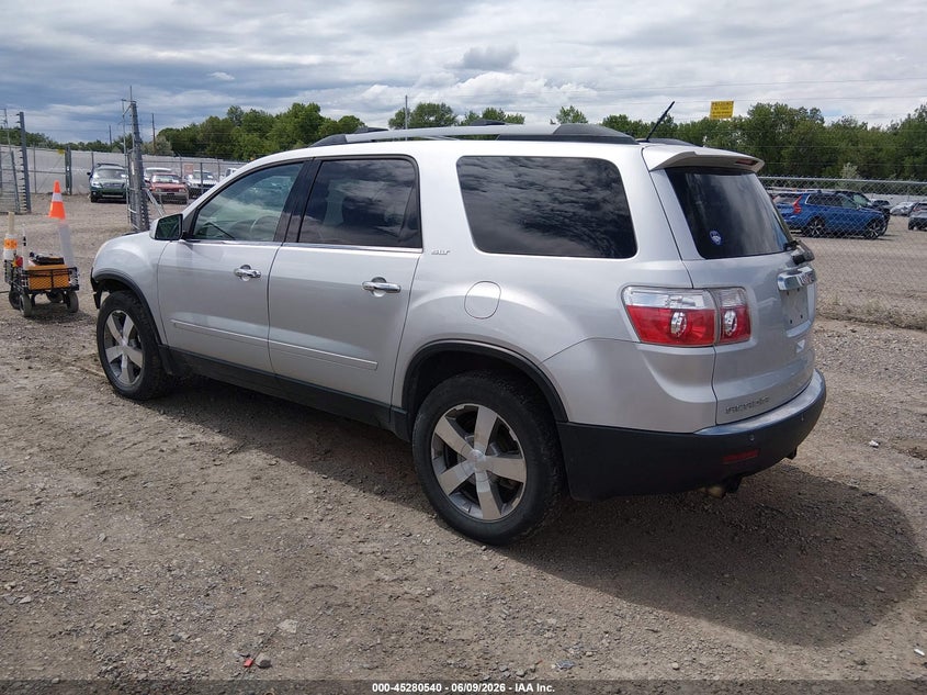 Vin: 1gkkvred2cj421313, lot: 45778364, gmc acadia slt-1 20123