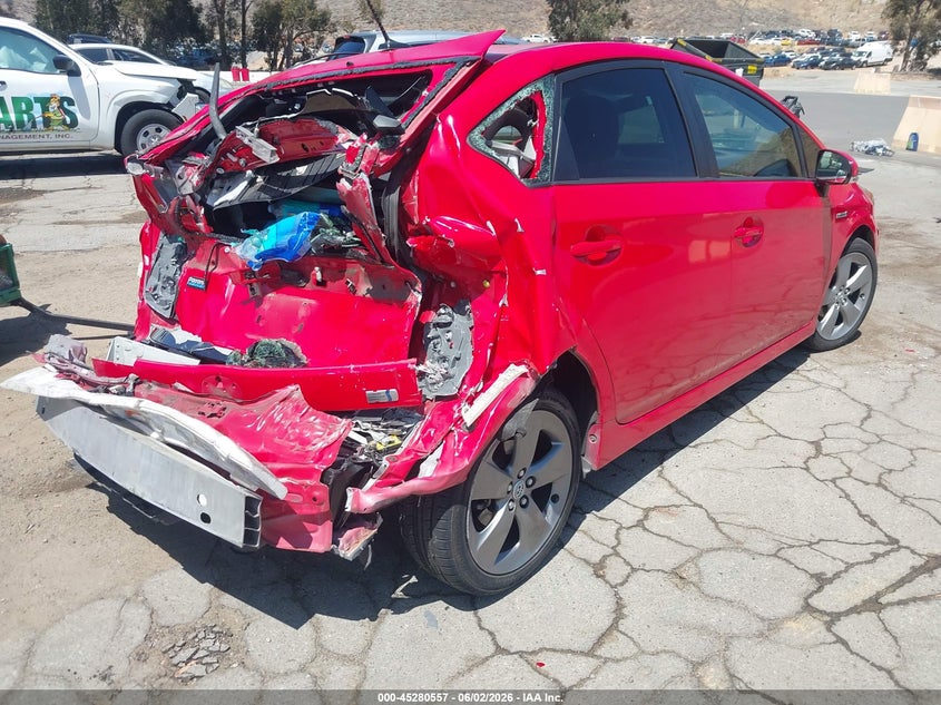 2015 TOYOTA PRIUS HATCHBACK 1.8L I-4 DOHC, VVT, 98HP