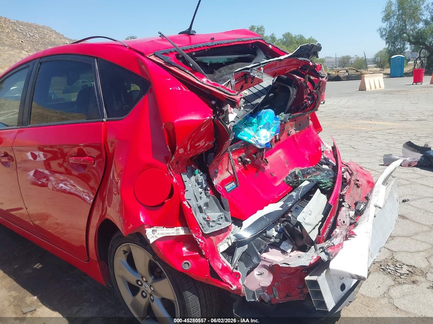 2015 TOYOTA PRIUS HATCHBACK 1.8L I-4 DOHC, VVT, 98HP