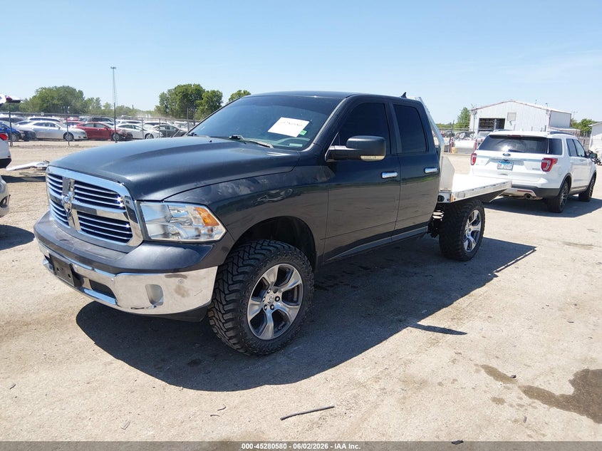 Vin: 1c6rr7gt1hs674414, lot: 45778404, ram 1500 big horn  4x4 6'4 box 20172