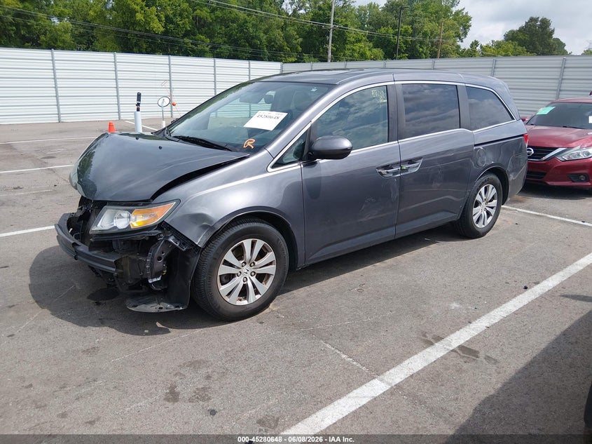 Vin: 5fnrl5h66fb031526, lot: 45778472, honda odyssey ex-l 20152