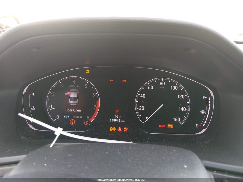 2018 HONDA ACCORD auction photo 7