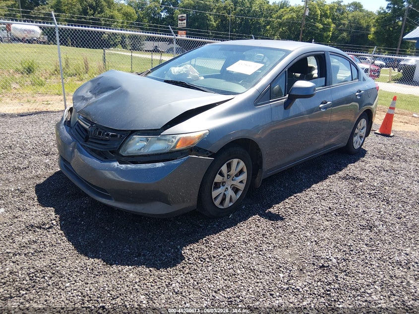 2012 Honda Civic Lx 19XFB2F58CE007115 photo 1