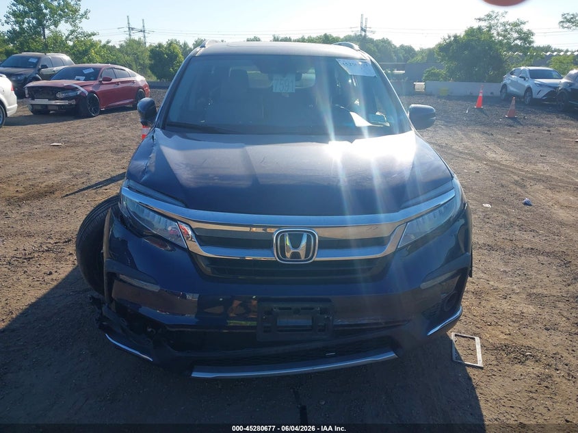 2022 Honda Pilot Awd Touring 7 Passenger VIN: 5FNYF6H61NB032672 Lot: 45280677