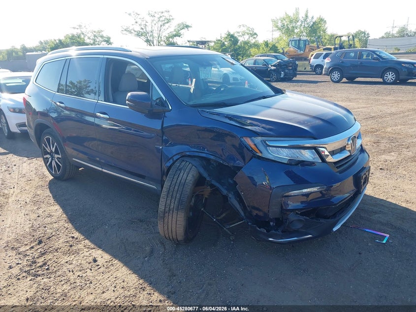Vin: 5fnyf6h61nb032672, lot: 45778501, honda pilot awd touring 7 passenger 2022 img_1