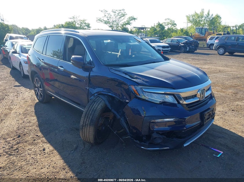 2022 Honda Pilot Awd Touring 7 Passenger VIN: 5FNYF6H61NB032672 Lot: 45280677