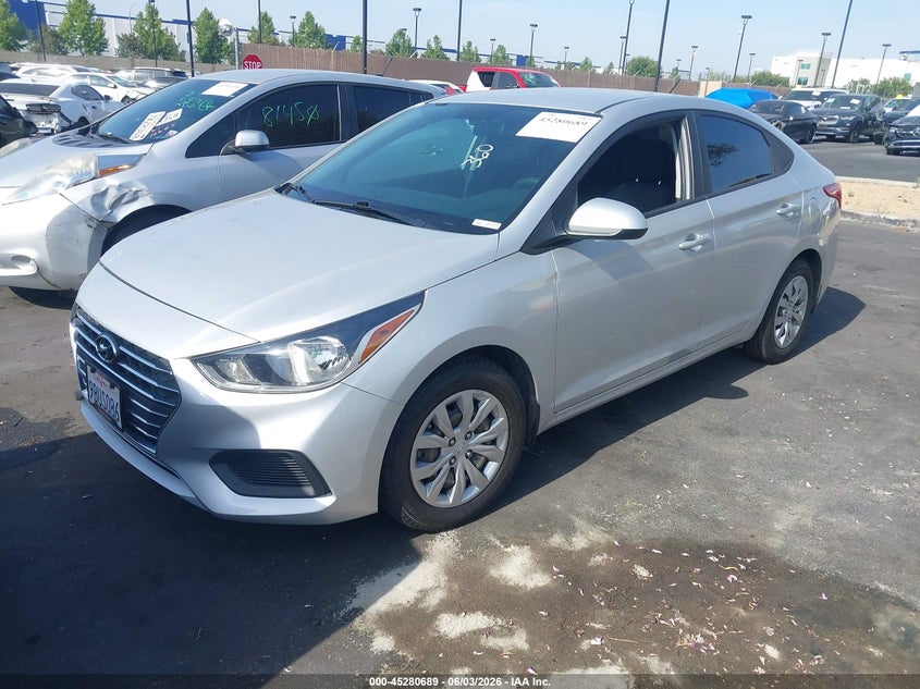 Vin: 3kpc24a6xne177509, lot: 45778513, hyundai accent se 20222
