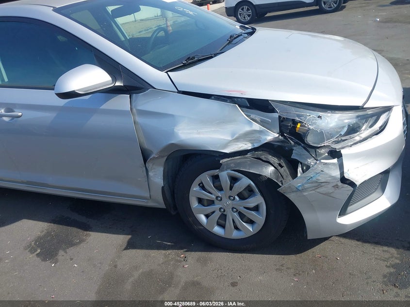 2022 Hyundai Accent Se VIN: 3KPC24A6XNE177509 Lot: 45280689