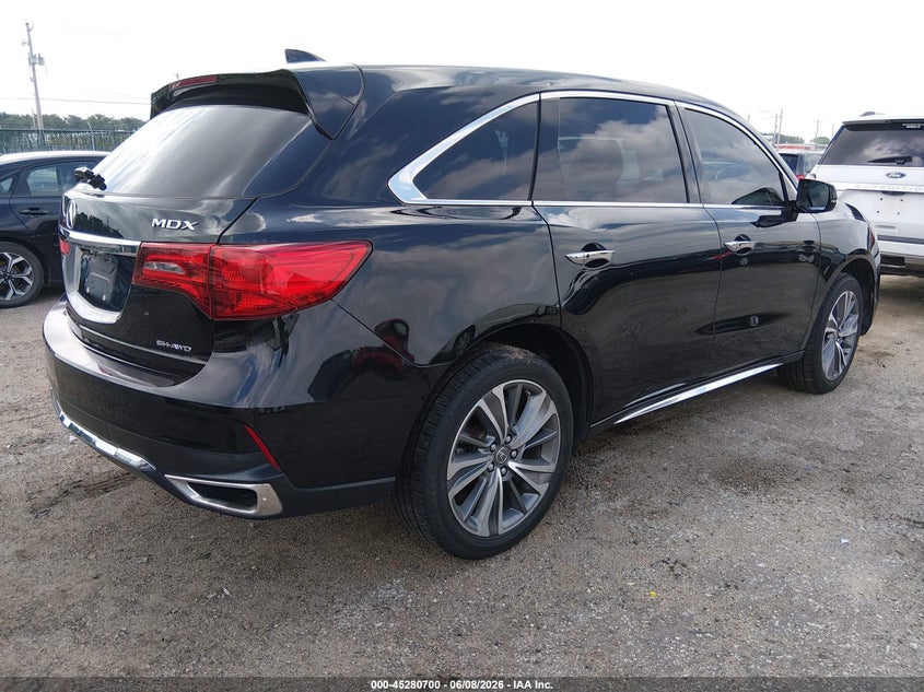 Vin: 5j8yd4h51jl025487, lot: 45778524, acura mdx technology package   acurawatch plus pkg 20184