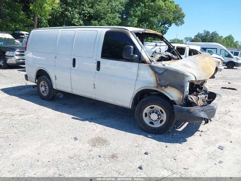 Vin: 1gcwgafp5l1233841, lot: 45778529, chevrolet express cargo rwd 2500 regular wheelbase wt 2020 img_1