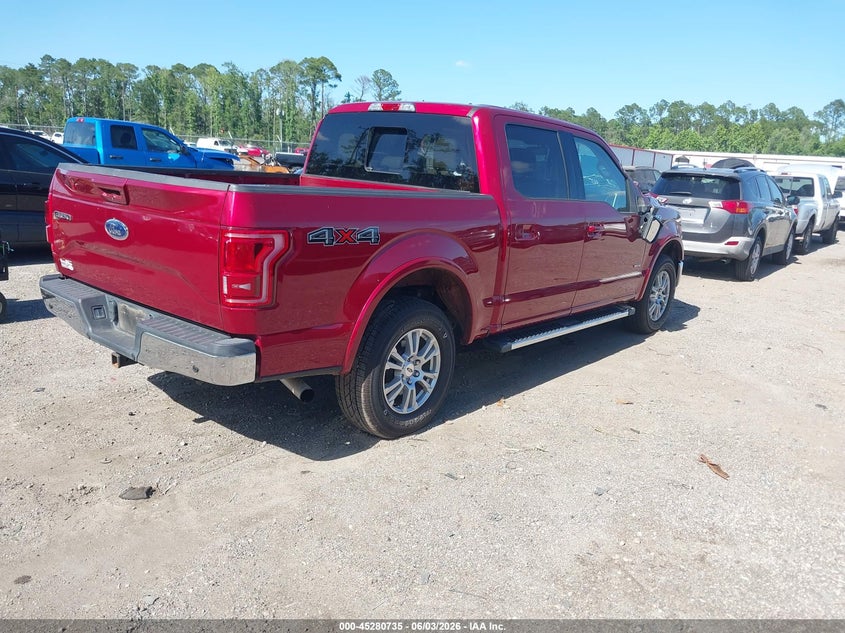 Vin: 1ftew1epxffc27119, lot: 45778559, ford f-150 lariat 20154