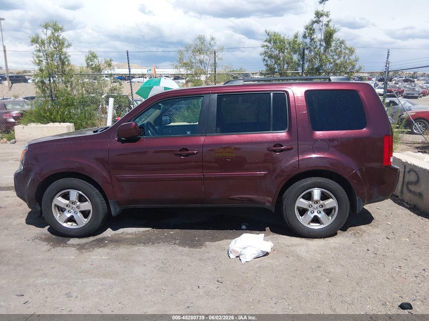 2011 Honda Pilot Exl VIN: 5FNYF4H50BB078582 Lot: 45280739