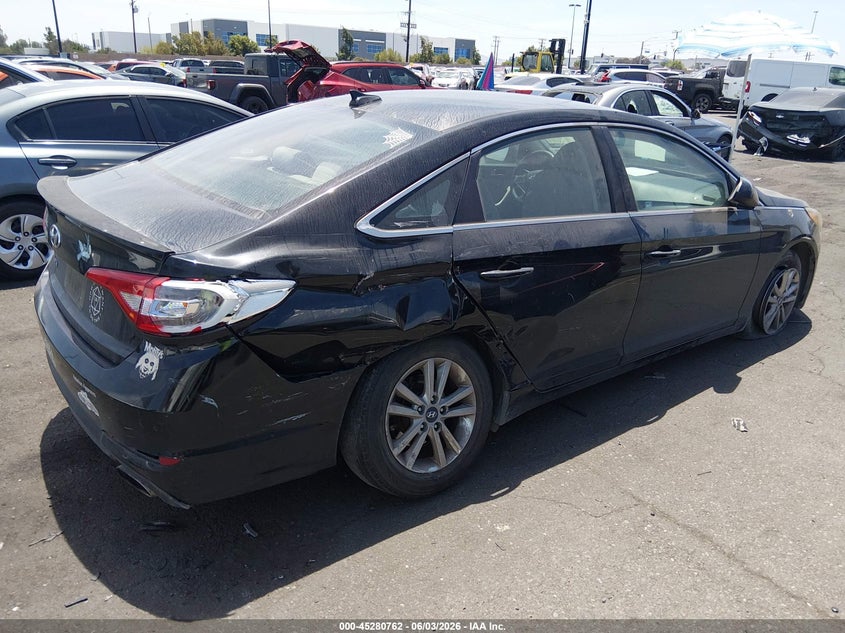Vin: 5npe24af1hh477836, lot: 45778586, hyundai sonata 20174