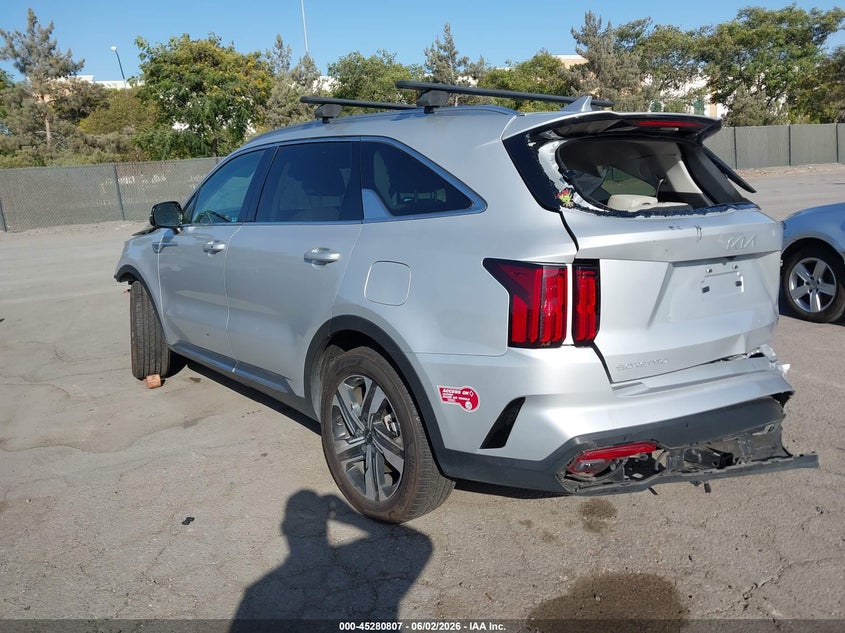 Vin: kndrmdlh0r5247006, lot: 45778631, kia sorento plug-in hybrid sx prestige 20243