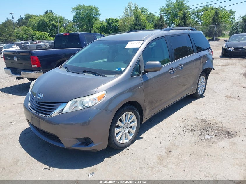 Vin: 5tdjk3dc1gs129781, lot: 45778642, toyota sienna le 7 passenger 20162
