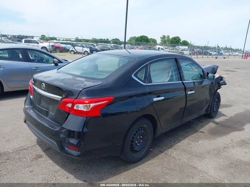 Vin: 3n1ab7ap4gy292449, lot: 45778653, nissan sentra s 20164