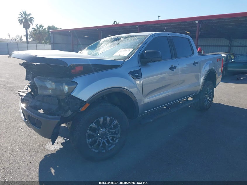 Vin: 1fter4eh1lla51544, lot: 45778681, ford ranger xlt 20202