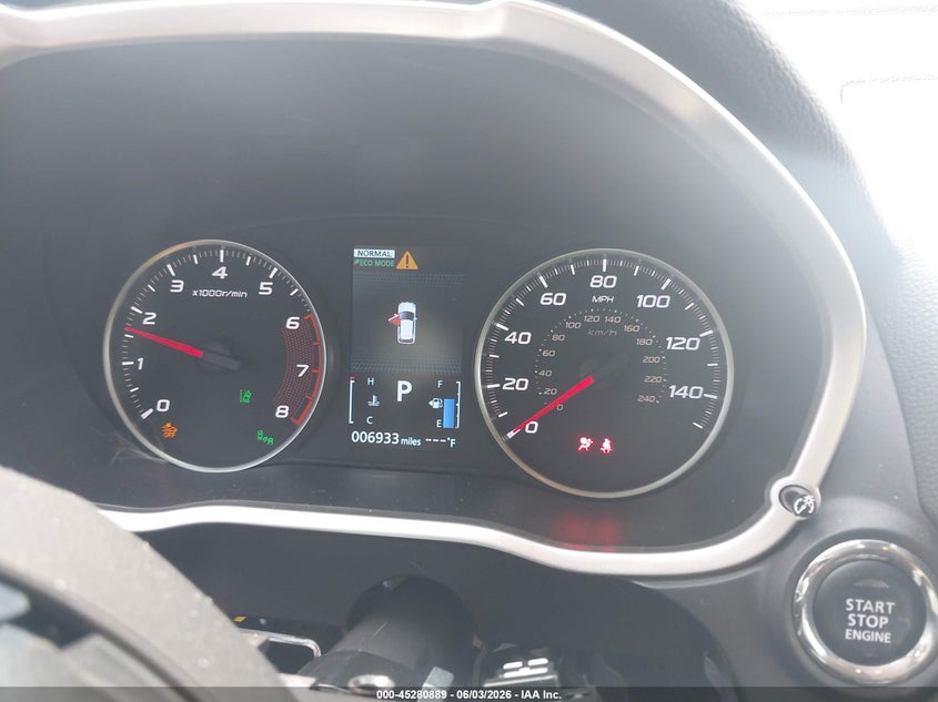 2026 Mitsubishi Eclipse Cross Black Edition S-Awc/Se S-Awc/Sel S-Awc VIN: JA4ATWAA0TZ027201 Lot: 45280889