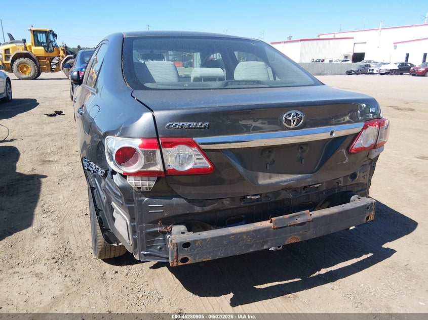 2011 Toyota Corolla 1.8 Le grey Lot 111045280905 Vin 2T1BU4EE3BC731037