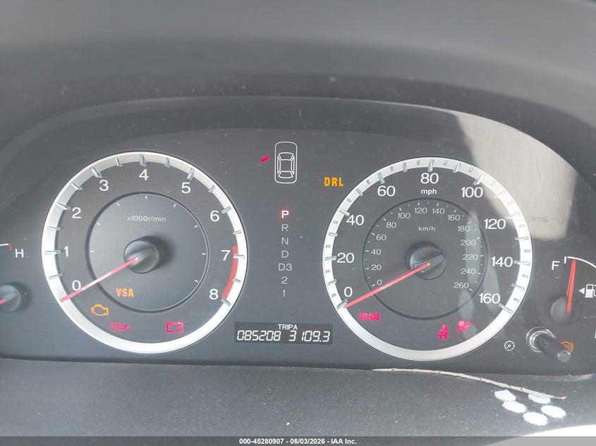 2009 Honda Accord 3.5 Ex-L VIN: 1HGCP36899A034132 Lot: 45280907