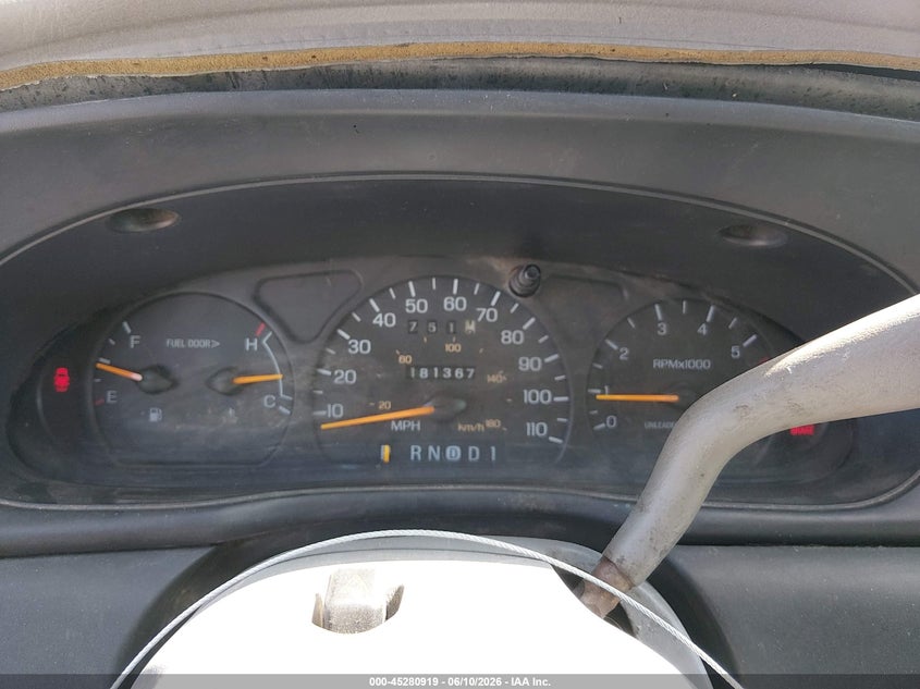 1997 Ford Taurus Gl VIN: 1FALP52U0VG133321 Lot: 45280919