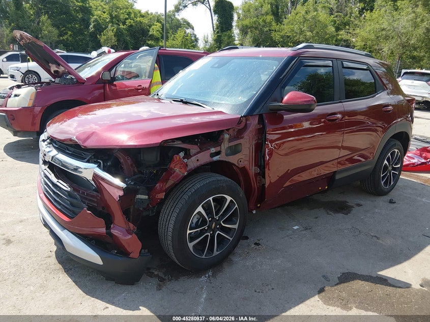 Vin: kl79mpsl5sb148323, lot: 45778761, chevrolet trailblazer fwd lt 20252