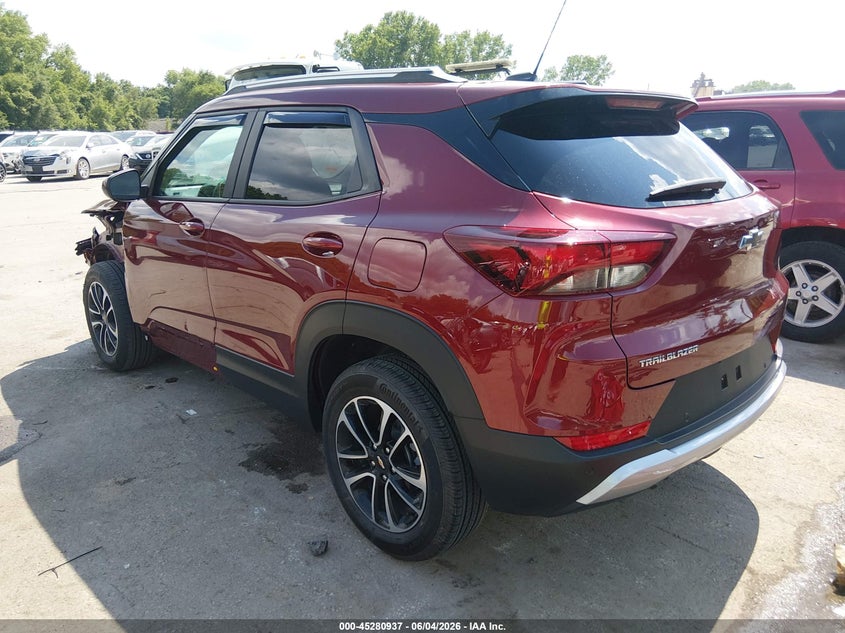 Vin: kl79mpsl5sb148323, lot: 45778761, chevrolet trailblazer fwd lt 20253