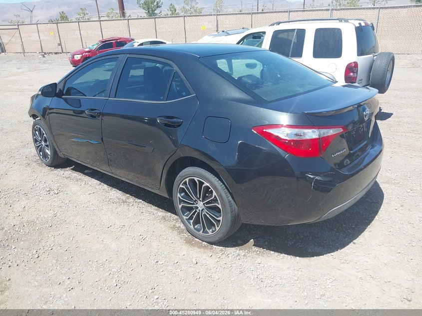Vin: 2t1burhe6gc540454, lot: 45778773, toyota corolla s plus 20163
