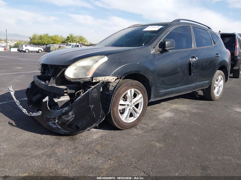 Vin: jn8as5mv6dw108244, lot: 45778802, nissan rogue sv 20132