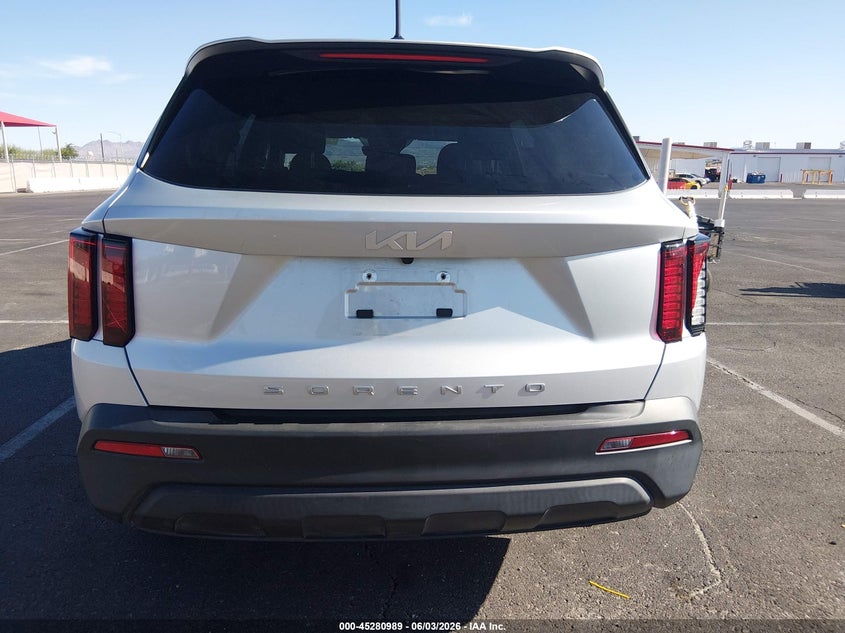 2022 Kia Sorento Lx VIN: 5XYRG4LC6NG118748 Lot: 45280989