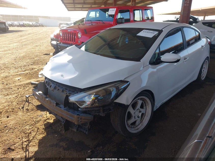 Vin: knafk4a64g5594343, lot: 45778832, kia forte lx 20162