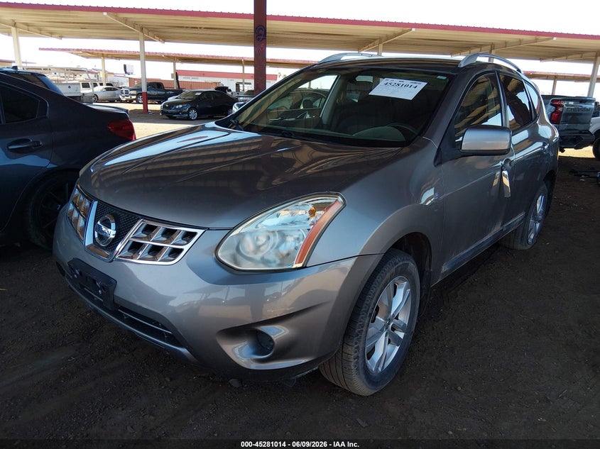 Vin: jn8as5mv9dw129167, lot: 45778838, nissan rogue sv 20132