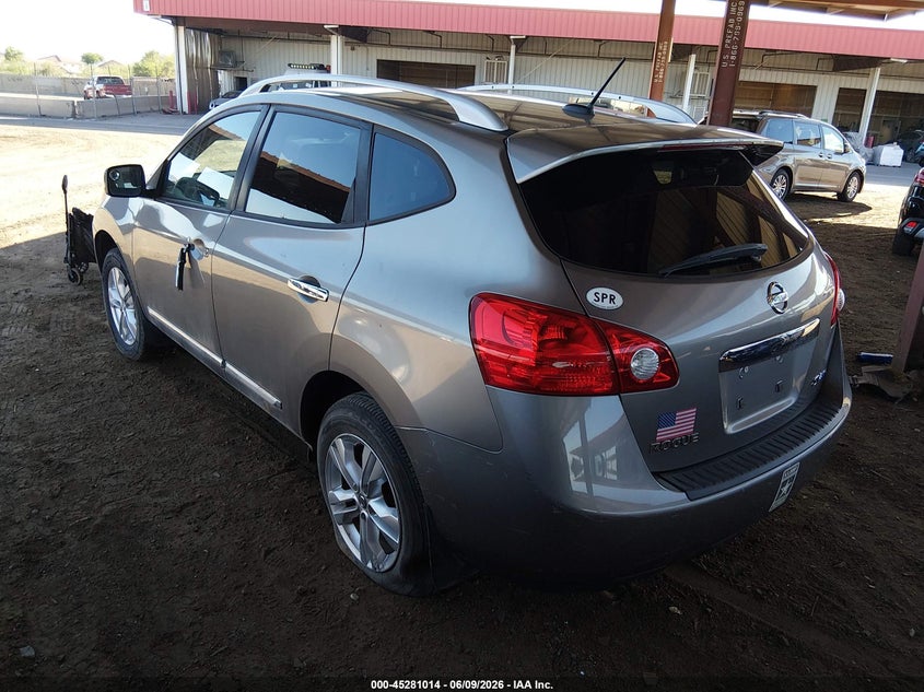 Vin: jn8as5mv9dw129167, lot: 45778838, nissan rogue sv 20133