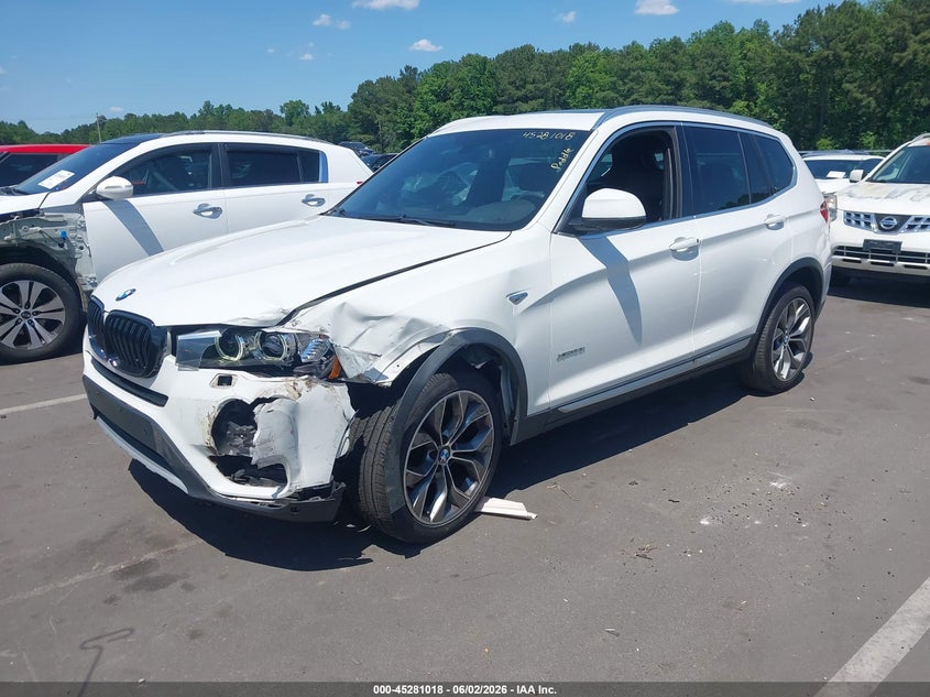 Vin: 5uxwx9c59f0d52506, lot: 45778842, bmw x3 xdrive28i 20152