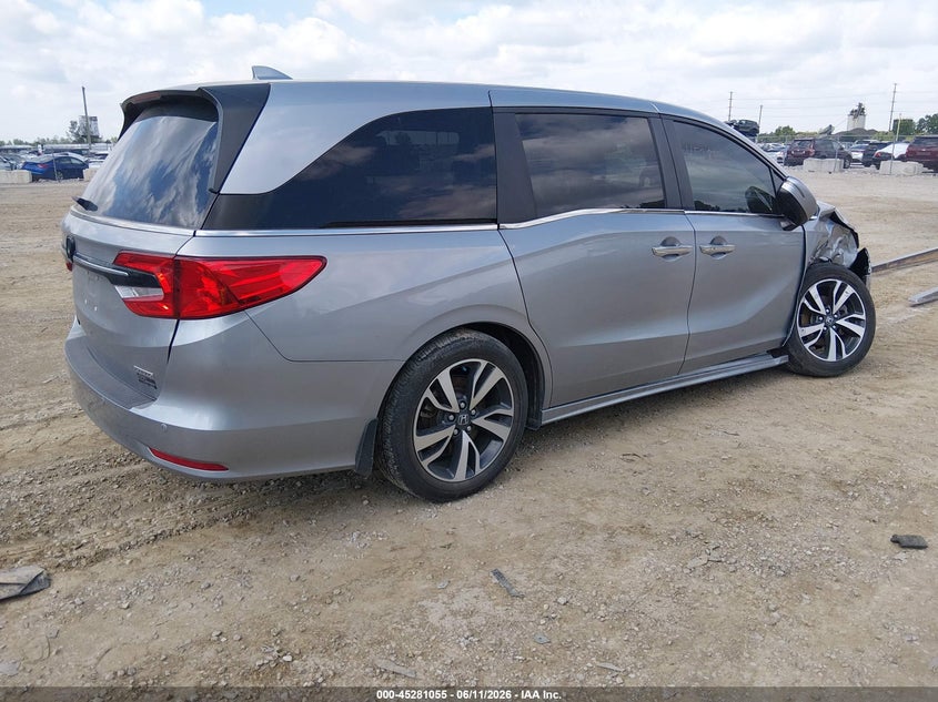 Vin: 5fnrl6h80rb053565, lot: 45778879, honda odyssey touring 20244