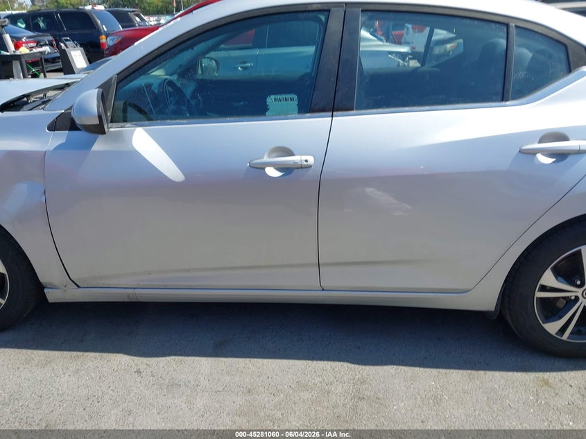 2021 Nissan Sentra Sv Xtronic Cvt VIN: 3N1AB8CV8MY293133 Lot: 45281060