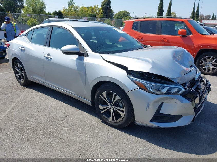 Vin: 3n1ab8cv8my293133, lot: 45778884, nissan sentra sv xtronic cvt 2021 img_1
