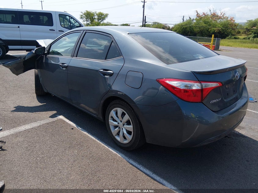 Vin: 5yfburhe0ep138698, lot: 45778908, toyota corolla s 20143