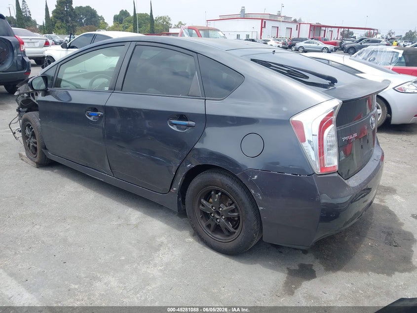 2015 TOYOTA PRIUS auction photo 3