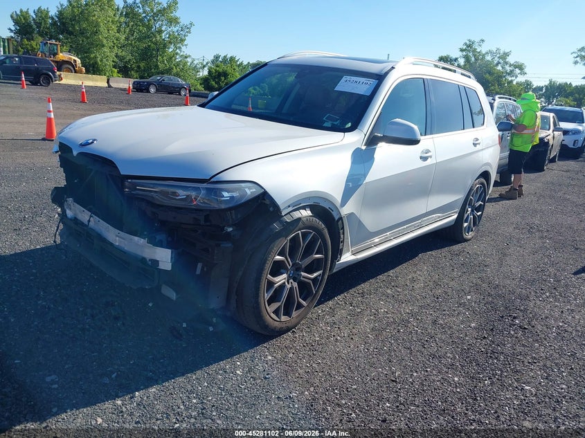 Vin: 5uxcw2c09l9c72227, lot: 45778926, bmw x7 xdrive40i 20202