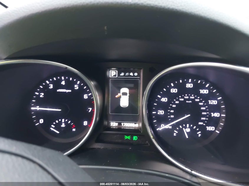 2017 Hyundai Santa Fe Se VIN: KM8SN4HFXHU206811 Lot: 45281114