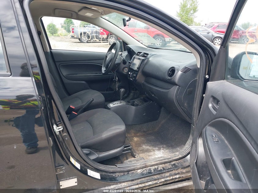 2019 MITSUBISHI MIRAGE SEDAN 1.2L I-3 DOHC, VVT, 78HP