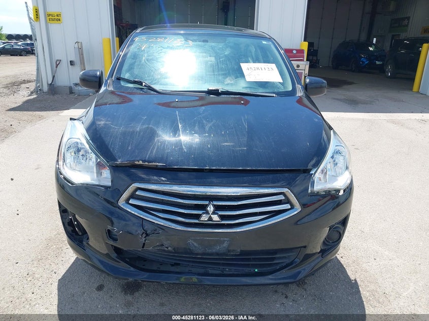 2019 MITSUBISHI MIRAGE SEDAN 1.2L I-3 DOHC, VVT, 78HP