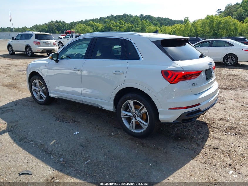 Vin: wa1eecf31n1045406, lot: 45778976, audi q3 premium plus 45 tfsi s line quattro tiptronic 20223