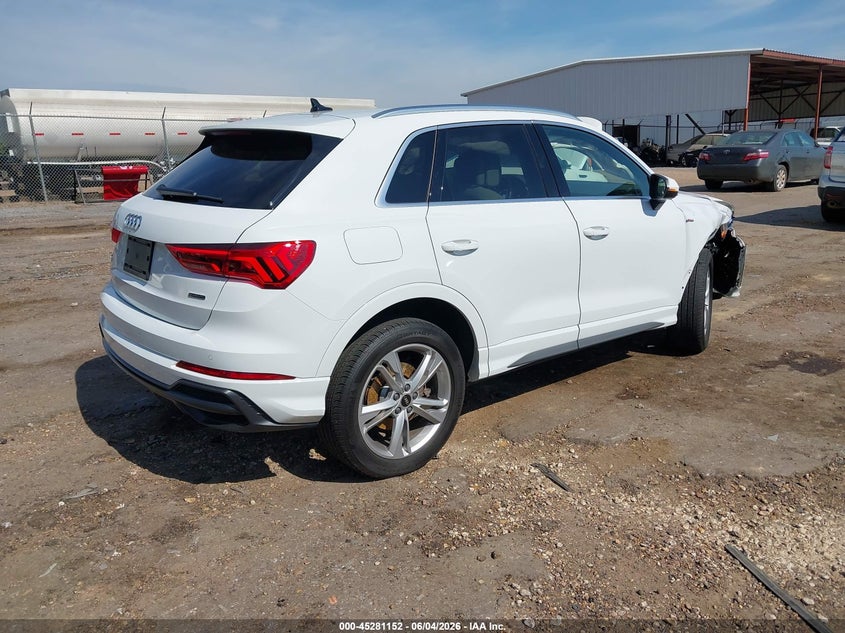Vin: wa1eecf31n1045406, lot: 45778976, audi q3 premium plus 45 tfsi s line quattro tiptronic 20224