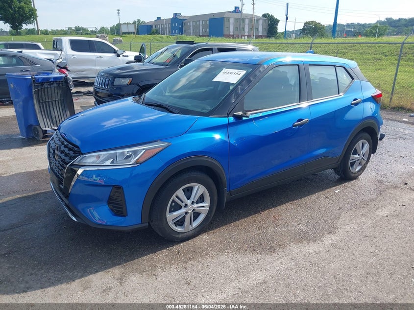 Vin: 3n1cp5bv9nl531077, lot: 45778978, nissan kicks s xtronic cvt 20222