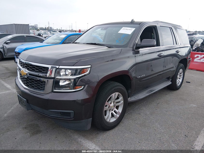 Vin: 1gnscakc1fr291245, lot: 45778985, chevrolet tahoe ls 20152