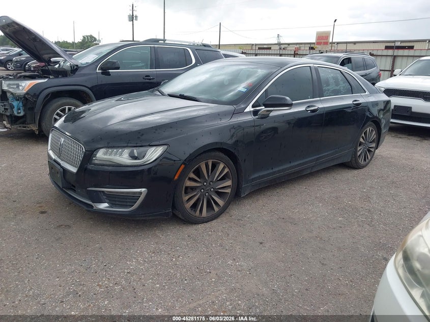 Vin: 3ln6l5c90hr660507, lot: 45778999, lincoln mkz select 20172